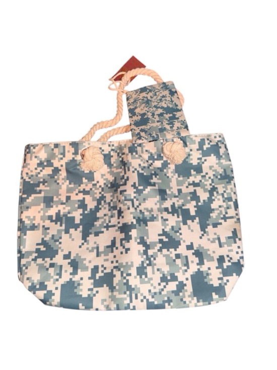 Alea Handbags - Alea Women's Tote Bag, One size, Blue green digital camo
